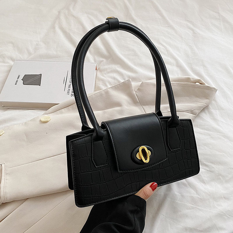 New Trendy Fashion Autumn And Winter Texture Simple Messenger Bag Women