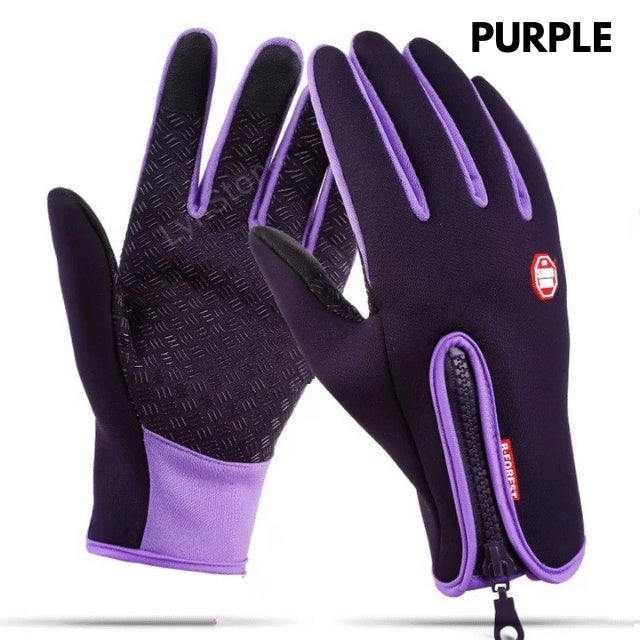 Winter Gloves Touch Riding Motorcycle Sliding Waterproof Sports Gloves With Fleece