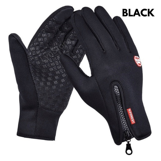 Winter Gloves Touch Riding Motorcycle Sliding Waterproof Sports Gloves With Fleece