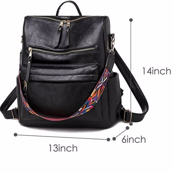 PU Leather Backpack