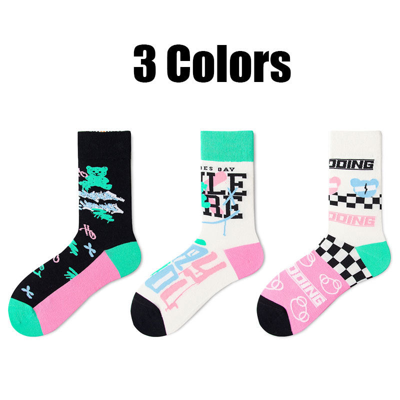 3 Pairs Men Dress Socks Soft Classic Crew Socks For Men Casual Men Long Work Socks Seamless Breathable Odor-resistant And Non-slip For Outdoor Sports Riding