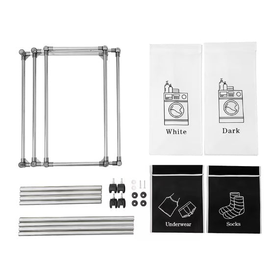 Laundry Basket 2-tier Laundry Sorter