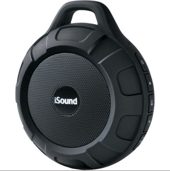 ISOUNd Outdoor Waterproof Bluetooth Speaker, Wireless Portable Mini Shower Travel Speaker With Subwoofer, Enhanced Bass, Built In Mic For Sp