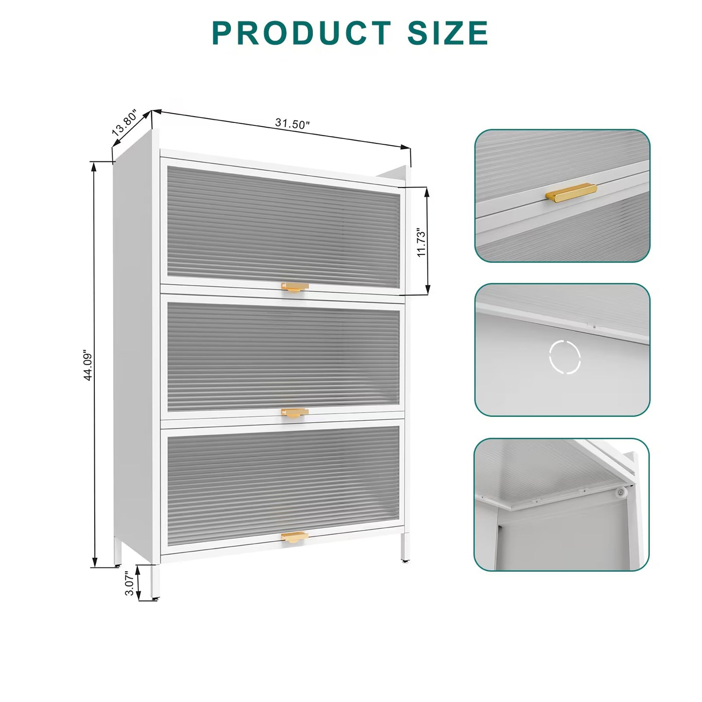 4 Level Flip Door Cabinet