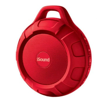 ISOUNd Outdoor Waterproof Bluetooth Speaker, Wireless Portable Mini Shower Travel Speaker With Subwoofer, Enhanced Bass, Built In Mic For Sp