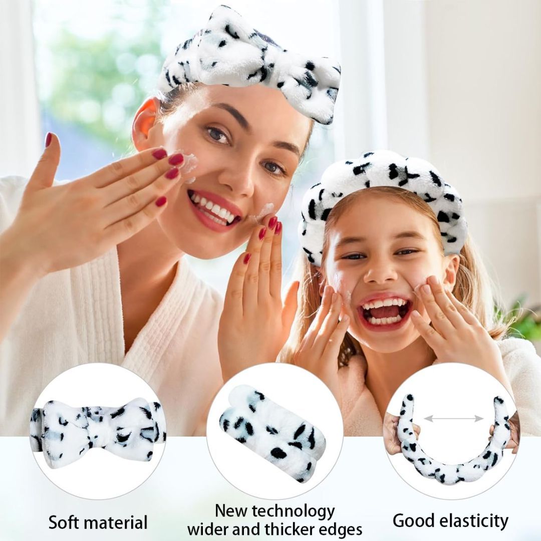 Head Clasp Bracelet Headband Four-piece Snow Leopard Set