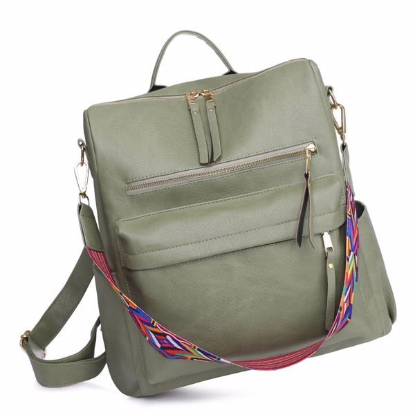 Women PU Leather Backpacks