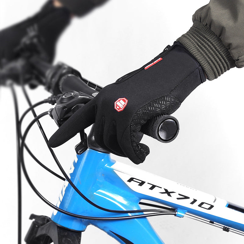 Winter Gloves Touch Riding Motorcycle Sliding Waterproof Sports Gloves With Fleece