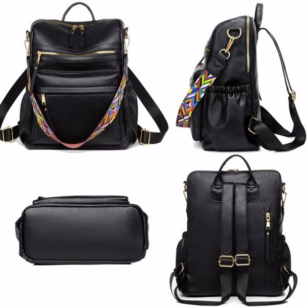 PU Leather Backpack