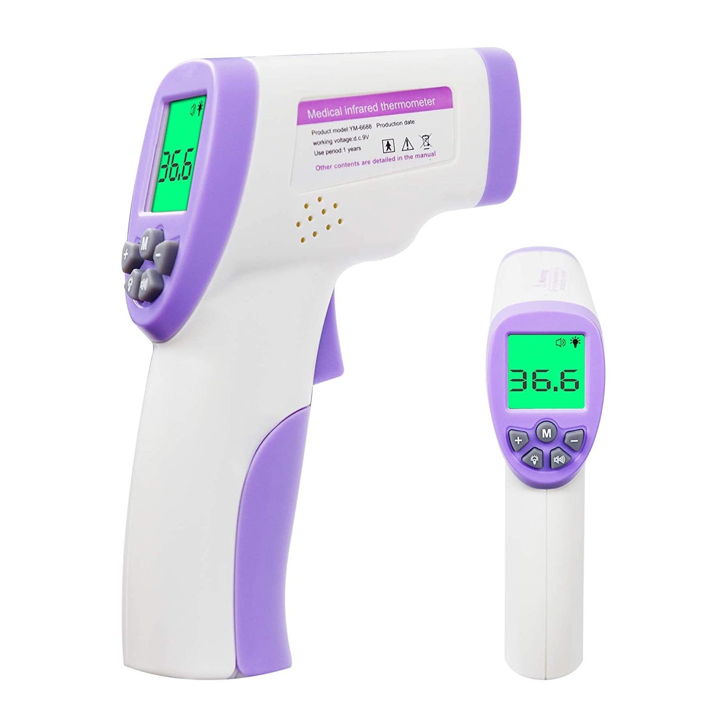 Digital Termometer Infrared Forehead Body Thermometer Gun Non-contact Temperature Measurement Device with Real-time Accurate Readings Amazon Banned