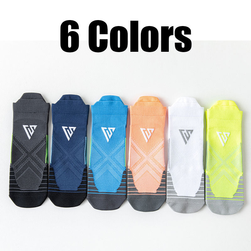 6 Pairs For Women Compression Sports Socks Crew Athletic Hiking Wicking Anti Blister Cushioned Anti-odor And Breathable For Running Hiking Cycling Fitness
