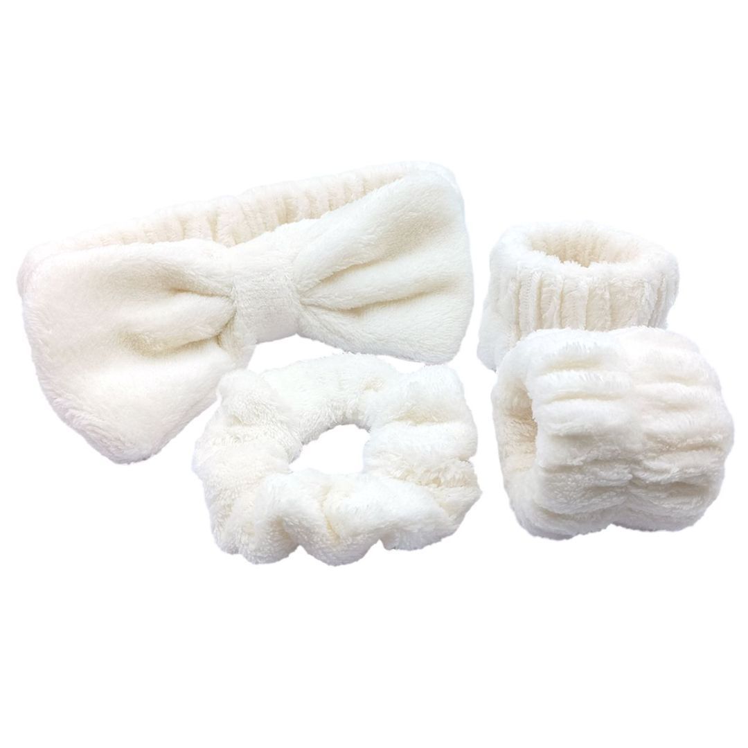 Hair Band Bracelet Hair Tie Four-piece Beige