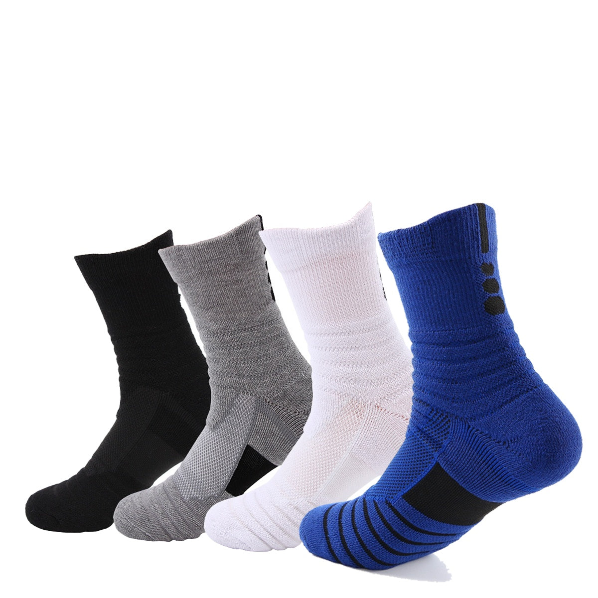 Men's Mid-tube Non-slip Running And Cycling Sports Socks