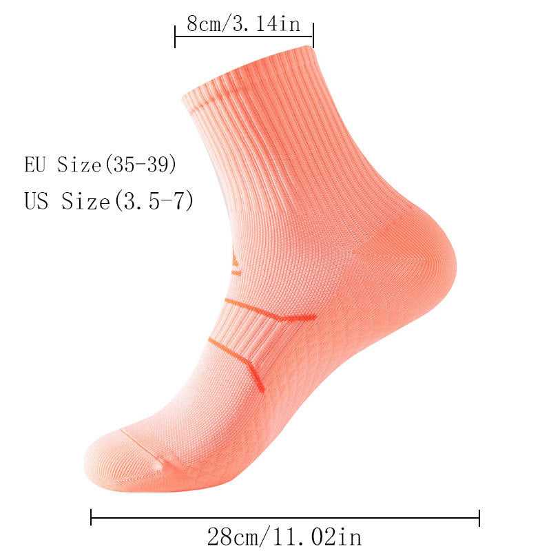 7 Pairs Compression Stockings For Women Colorful Sock Running Fitness Sports Pressure Socks Deodorant And Breathable For Outdoor Sports Cycling And Hiking