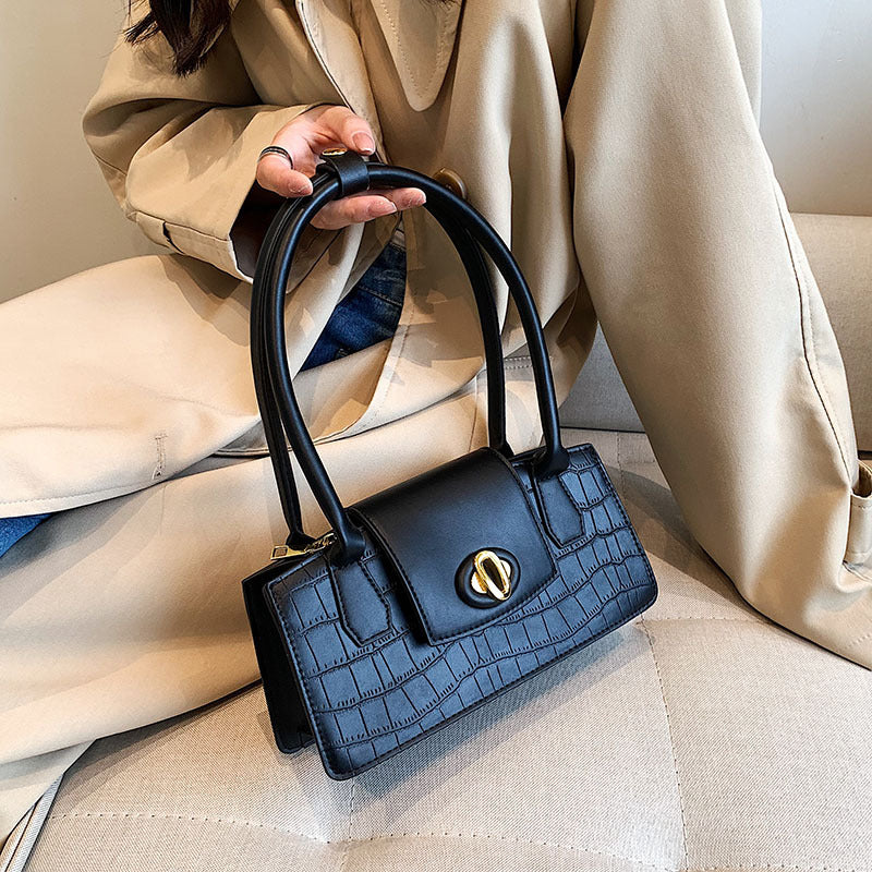 New Trendy Fashion Autumn And Winter Texture Simple Messenger Bag Women