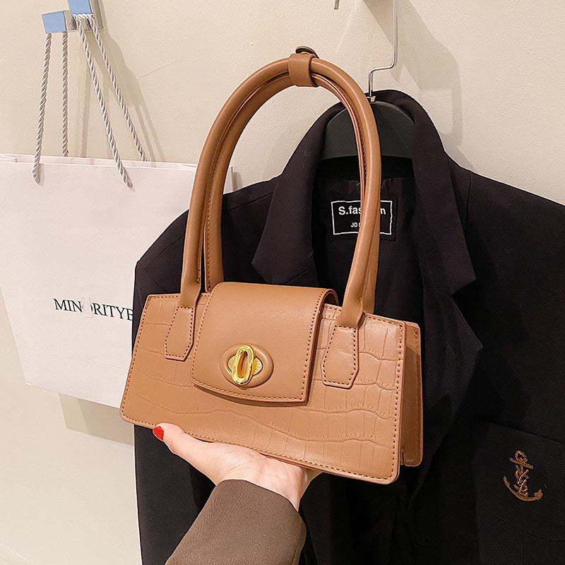 New Trendy Fashion Autumn And Winter Texture Simple Messenger Bag Women