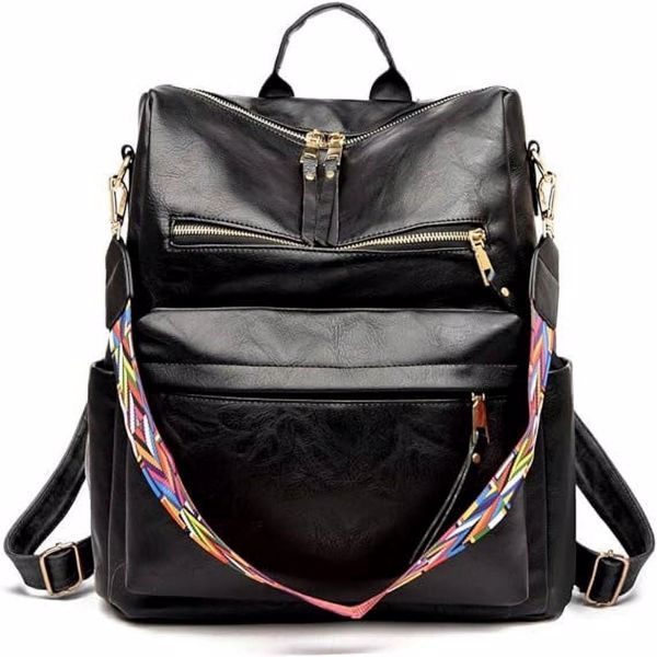 PU Leather Backpack