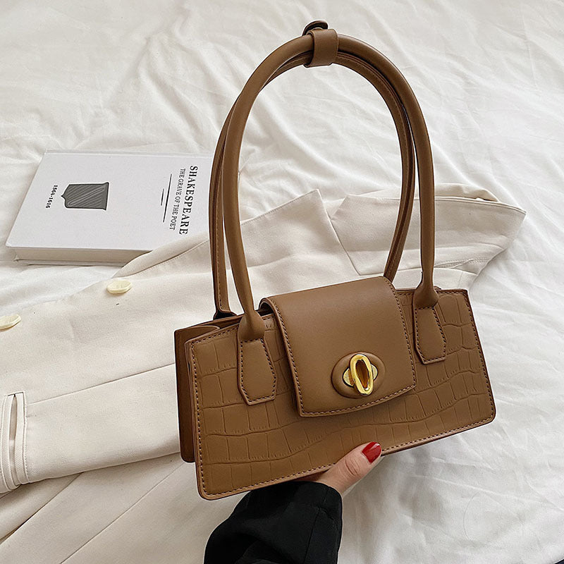 New Trendy Fashion Autumn And Winter Texture Simple Messenger Bag Women