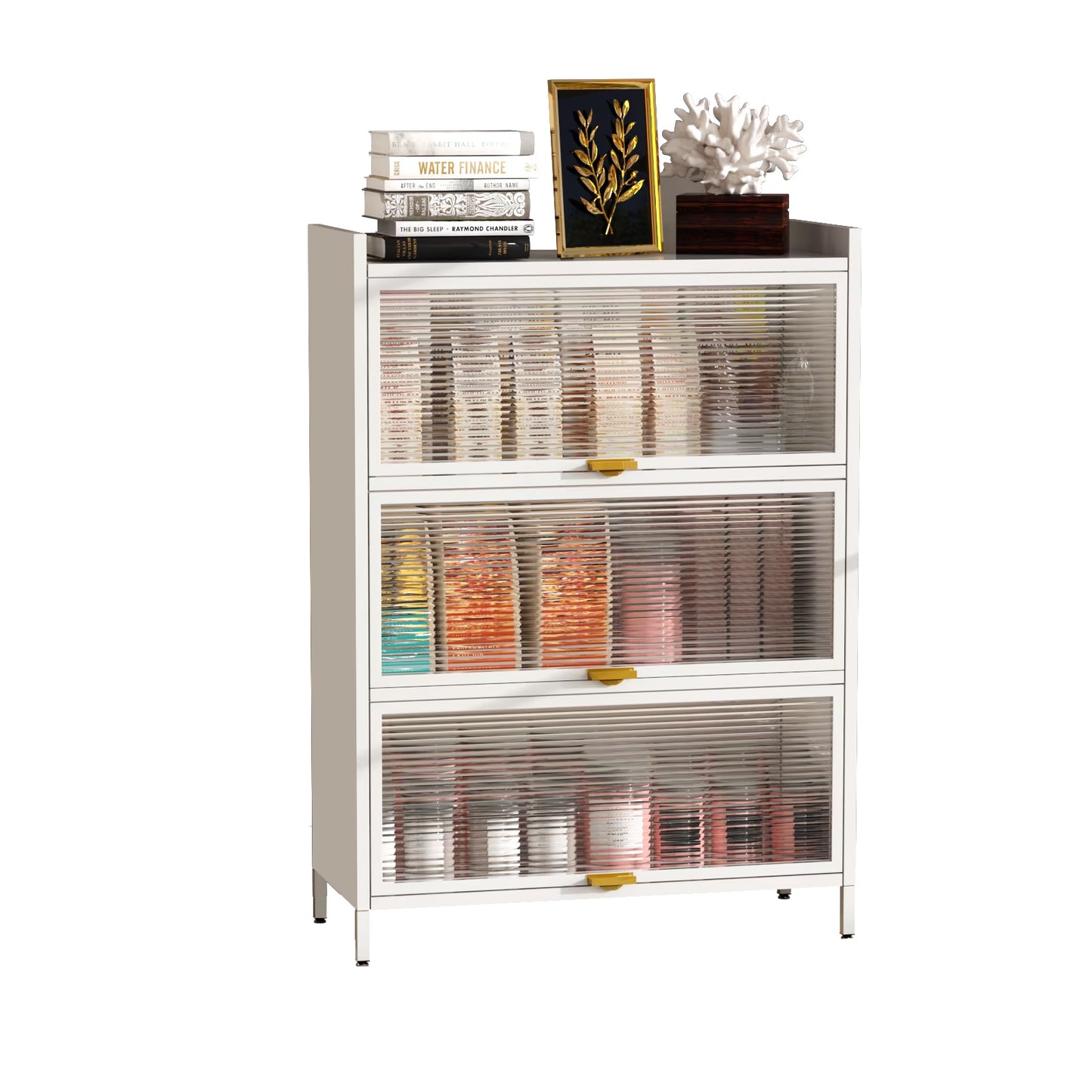 4 Level Flip Door Cabinet