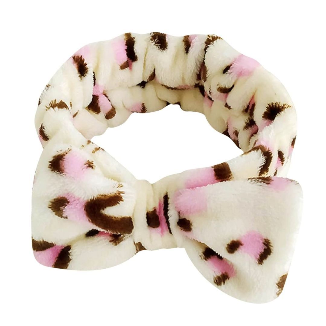 Head Buckle Bracelet Headband Four-piece Leopard Set