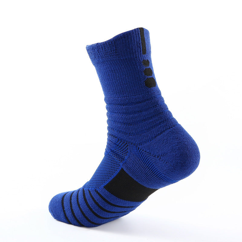 Men's Mid-tube Non-slip Running And Cycling Sports Socks