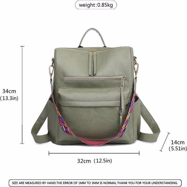 Women PU Leather Backpacks