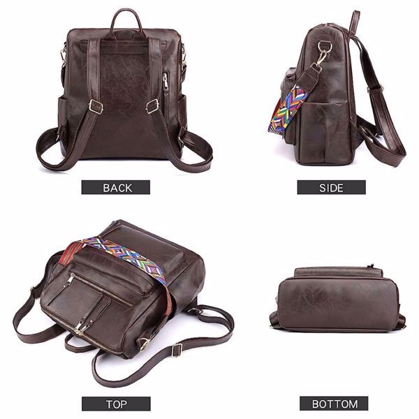 Women's PU Leather Backpack
