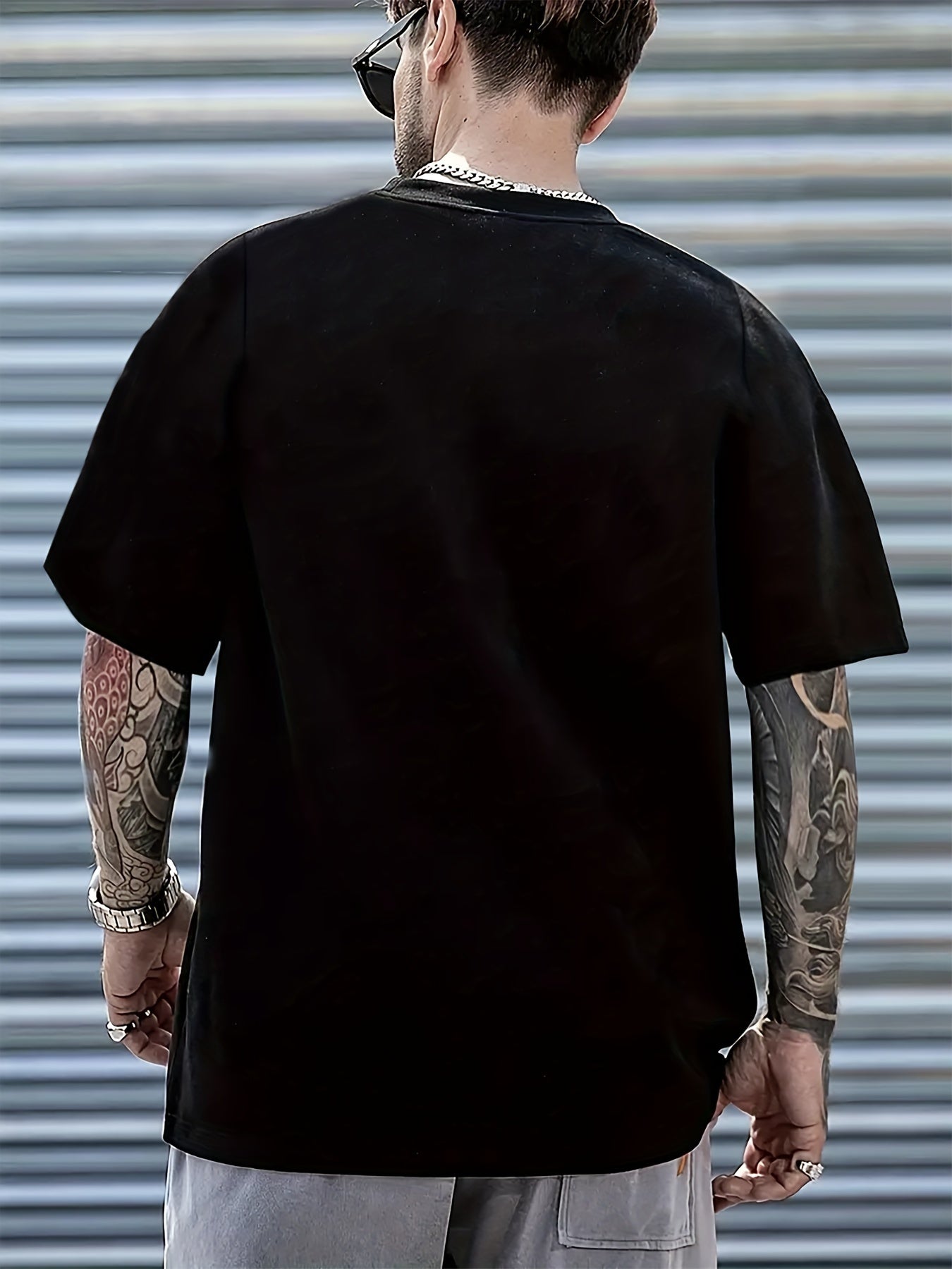 Men's Fashionable T-shirt, Round Neck T-shirt With 23 Printed On It, Comfortable Fit, Casual Short Sleeved, Summer And Spring Trendy Top