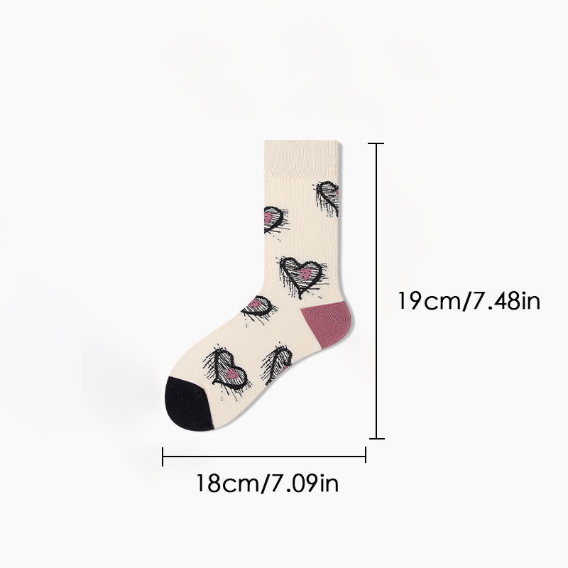 3 Pairs Women Colorful Compression Socks Crew Athletic Hiking Wicking Anti Blister Cushioned Anti-odor And Breathable For Running Hiking Cycling Fitness