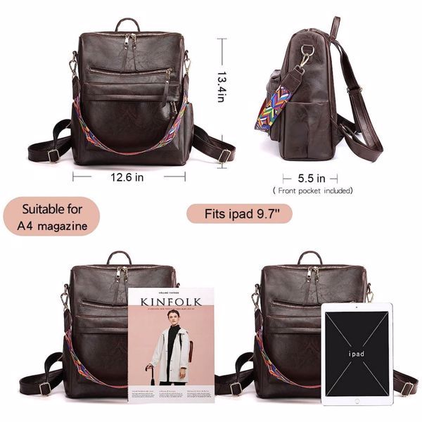 Women's PU Leather Backpack