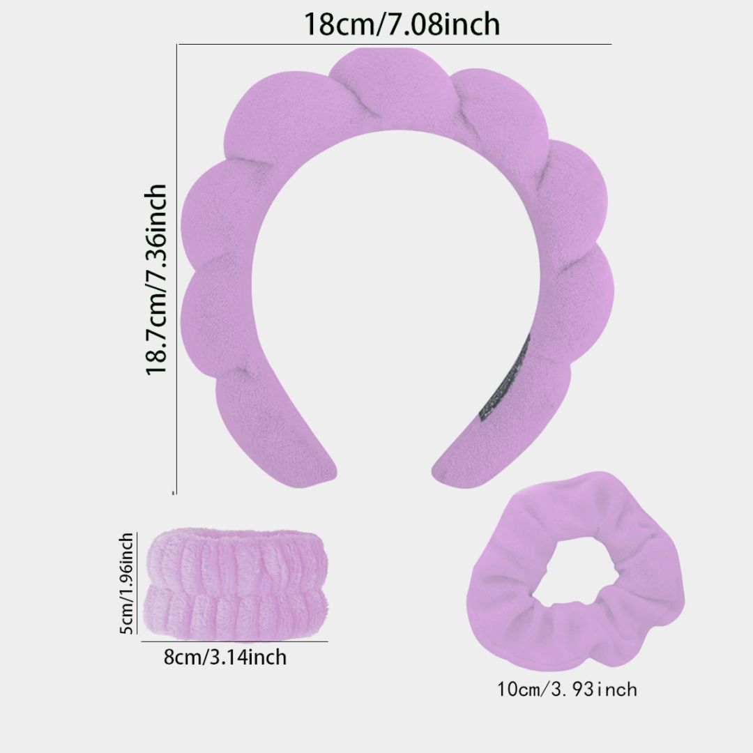 Purple Four-piece Headband