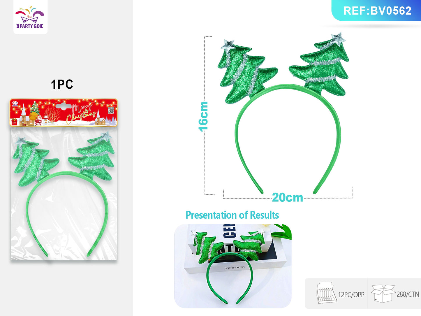 Christmas Headband 1pc
