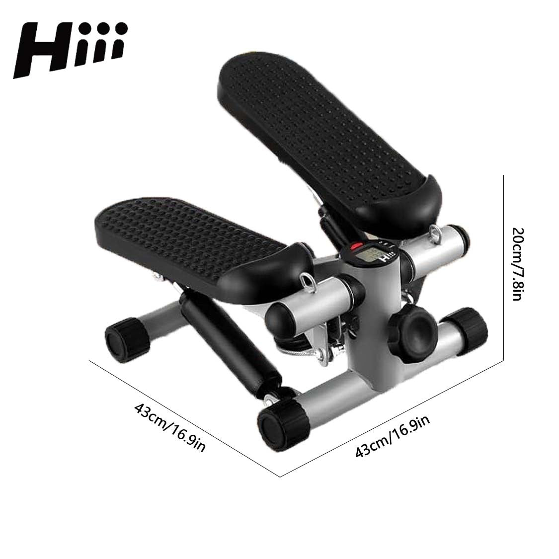 Steppers For Exercise At Home, Mini Stair Stepper 330 Lb Capacity, Workout Stepper Machine For Exercise, Mini Stepper With Resistance Bands