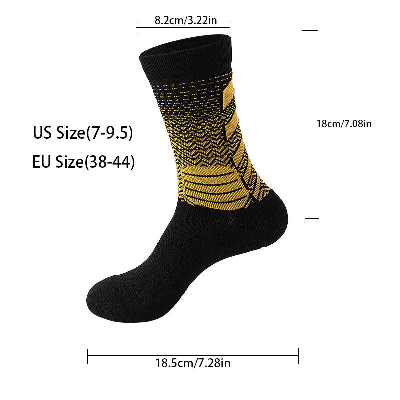 5 Pairs Mens Athletic Socks Cushion Running Socks Breathable Comfort For Sports Anti-odor And Anti-slip For Running Fitness Cycling
