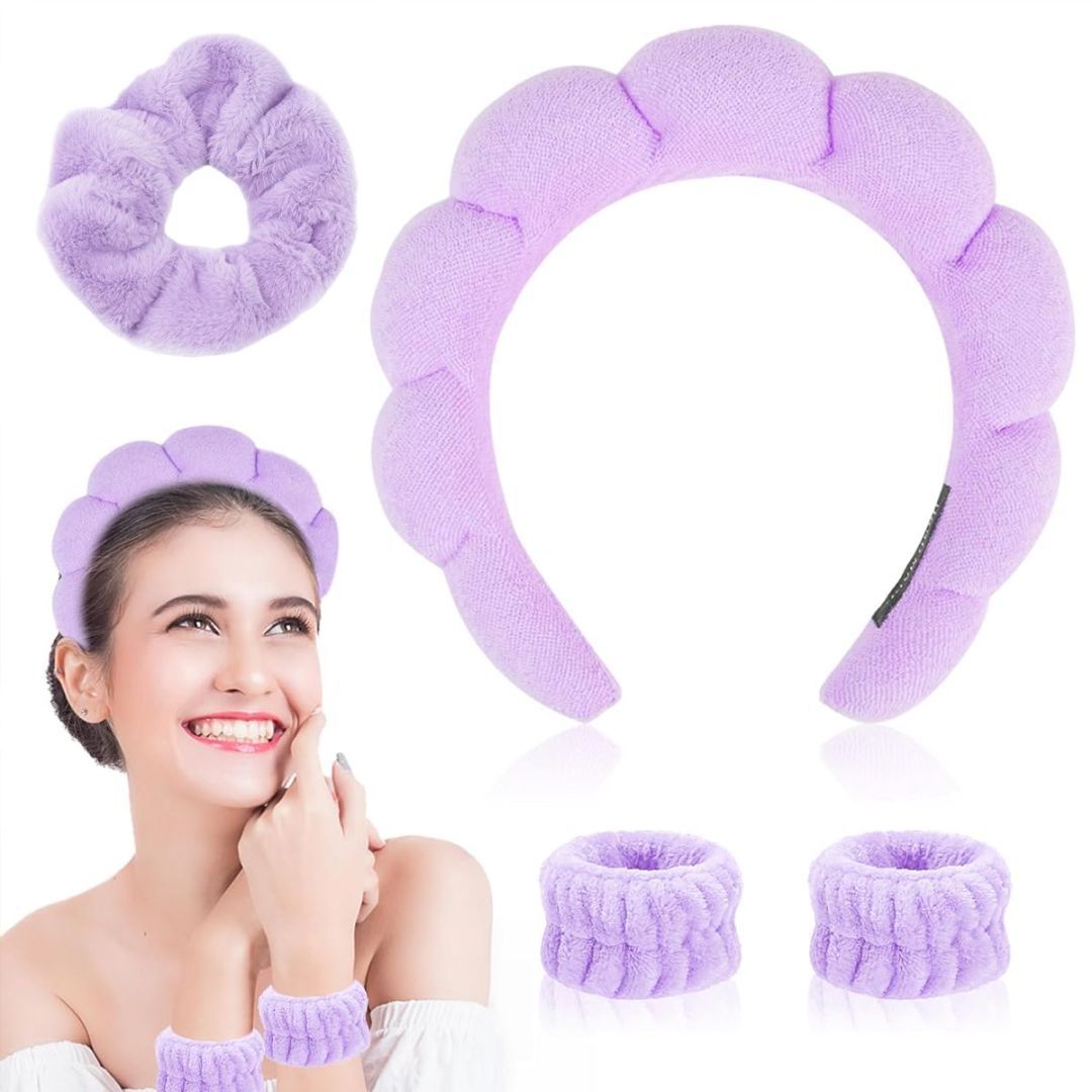 Purple Four-piece Headband