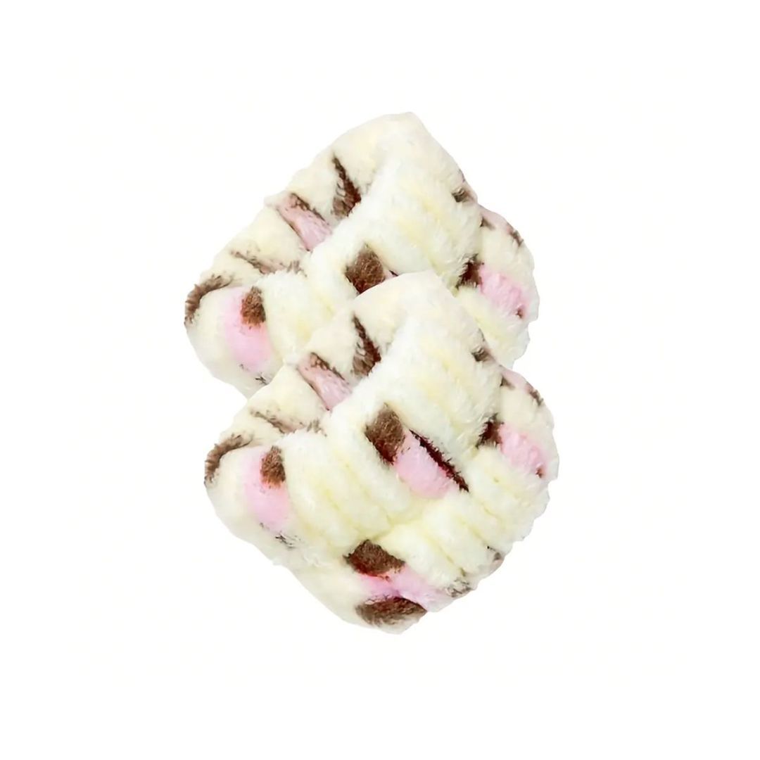 Head Buckle Bracelet Headband Four-piece Leopard Set
