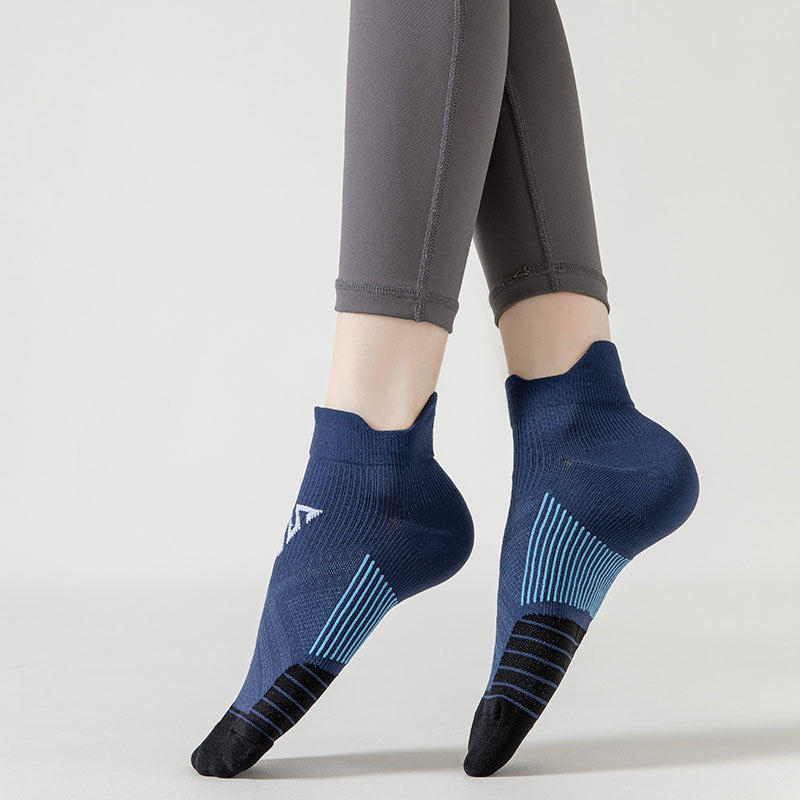 6 Pairs For Women Compression Sports Socks Crew Athletic Hiking Wicking Anti Blister Cushioned Anti-odor And Breathable For Running Hiking Cycling Fitness