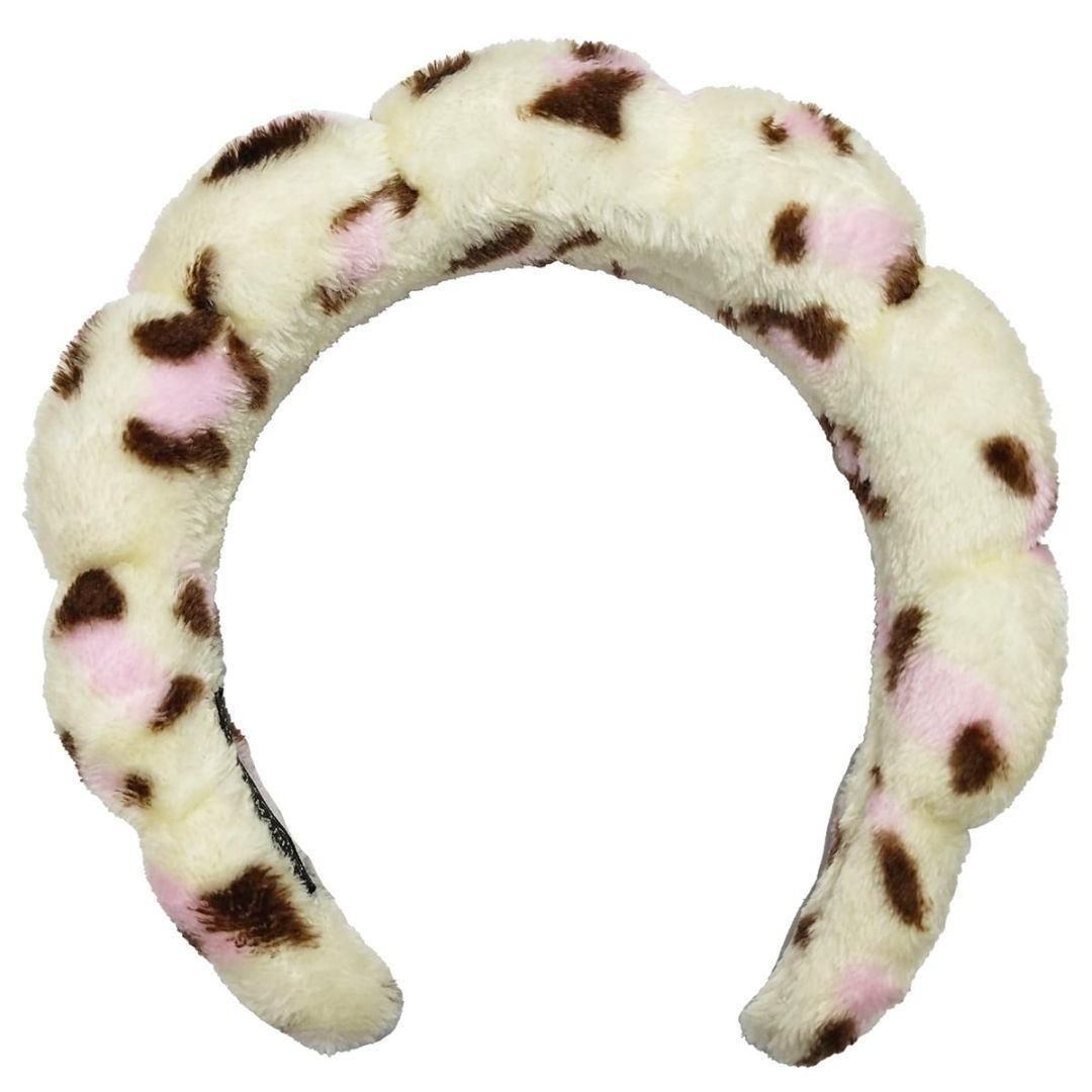 Head Buckle Bracelet Headband Four-piece Leopard Set