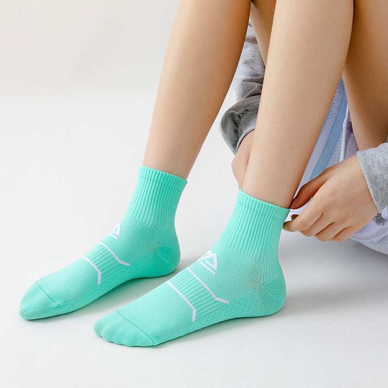 7 Pairs Compression Stockings For Women Colorful Sock Running Fitness Sports Pressure Socks Deodorant And Breathable For Outdoor Sports Cycling And Hiking