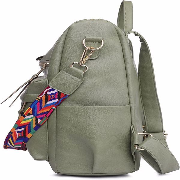 Women PU Leather Backpacks