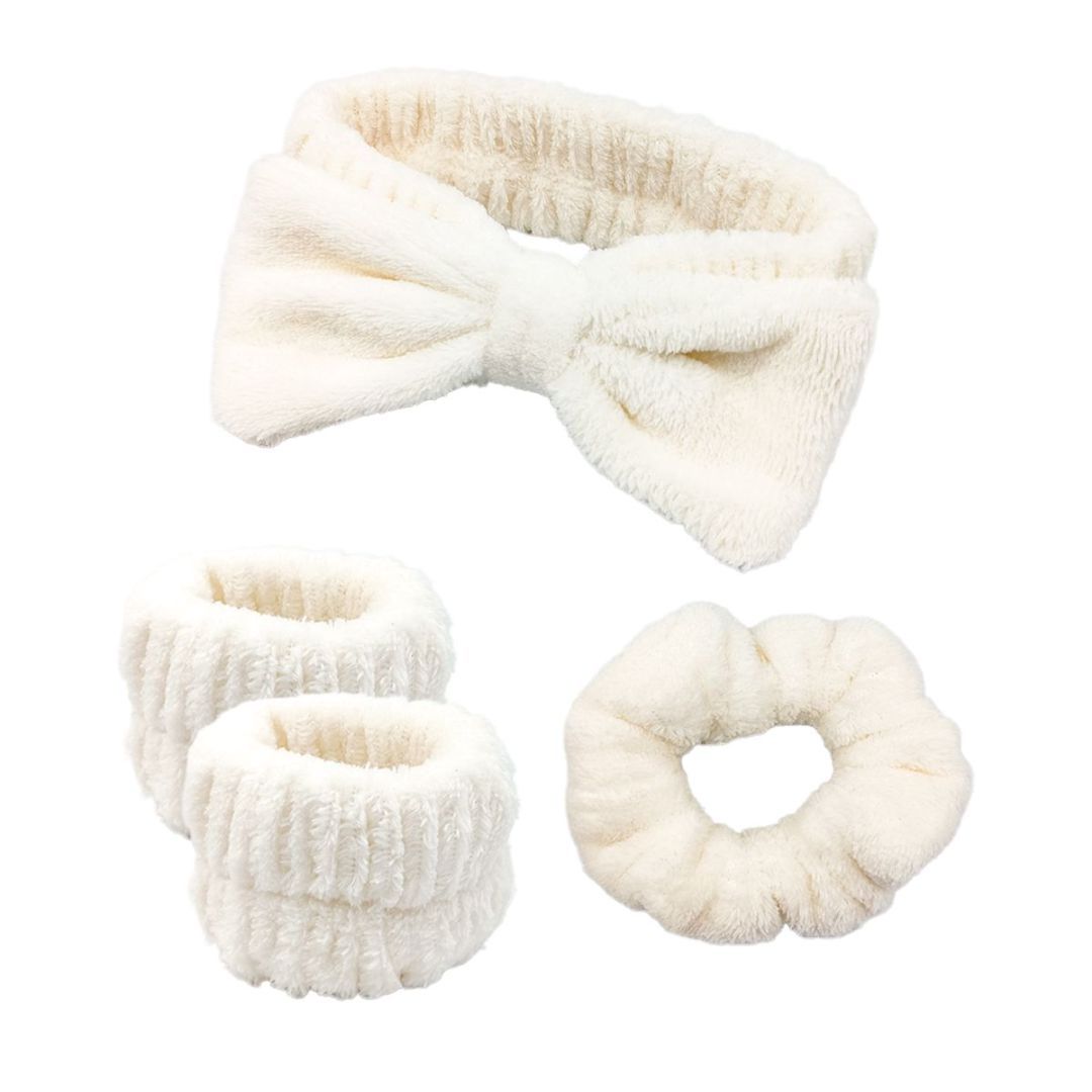 Hair Band Bracelet Hair Tie Four-piece Beige