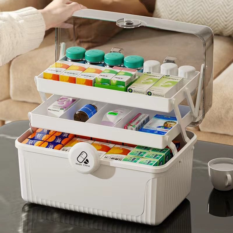 Large Capacity Medicine Box Household